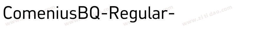 ComeniusBQ-Regular字体转换