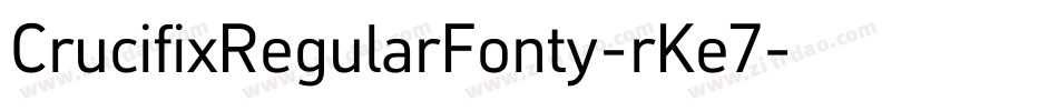 CrucifixRegularFonty-rKe7字体转换