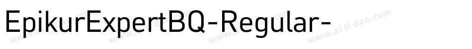 EpikurExpertBQ-Regular字体转换