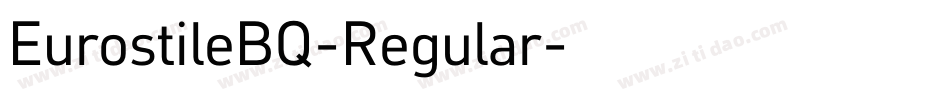 EurostileBQ-Regular字体转换
