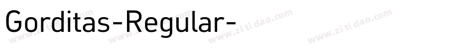 Gorditas-Regular字体转换
