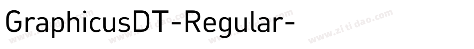 GraphicusDT-Regular字体转换