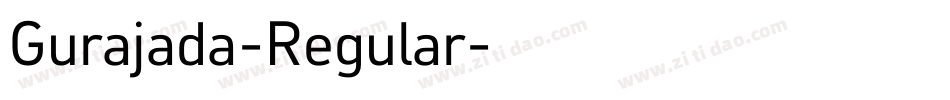 Gurajada-Regular字体转换