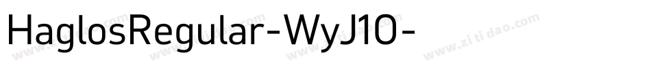 HaglosRegular-WyJ1O字体转换
