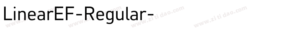 LinearEF-Regular字体转换