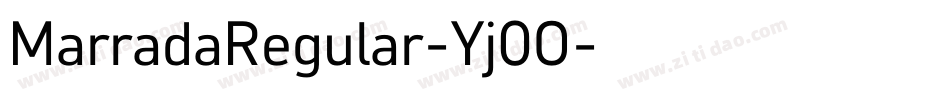 MarradaRegular-Yj0O字体转换