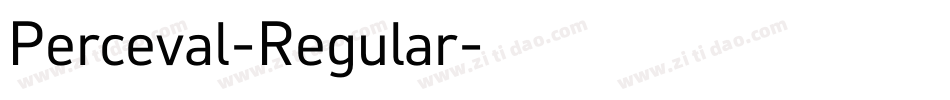 Perceval-Regular字体转换