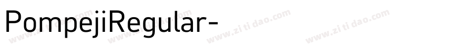 PompejiRegular字体转换