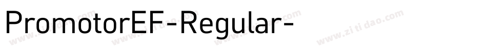 PromotorEF-Regular字体转换