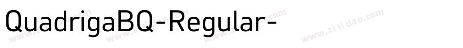 QuadrigaBQ-Regular字体转换