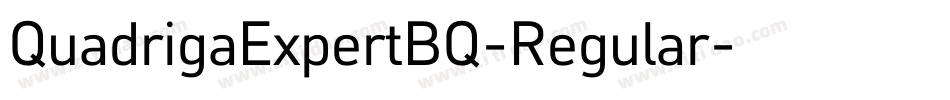 QuadrigaExpertBQ-Regular字体转换