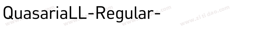 QuasariaLL-Regular字体转换