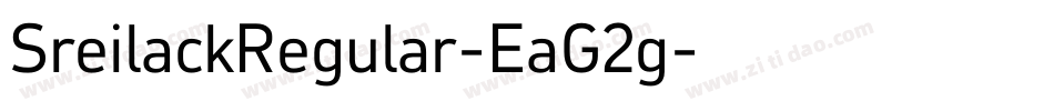 SreilackRegular-EaG2g字体转换