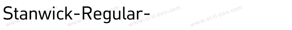 Stanwick-Regular字体转换