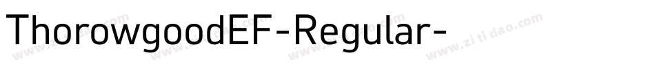 ThorowgoodEF-Regular字体转换