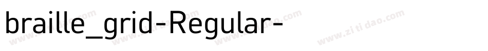 braille_grid-Regular字体转换