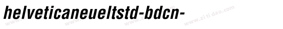 helveticaneueltstd-bdcn字体转换