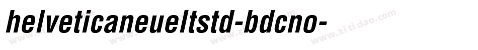 helveticaneueltstd-bdcno字体转换