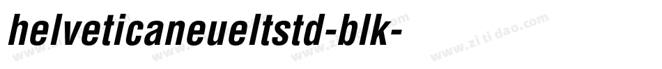 helveticaneueltstd-blk字体转换