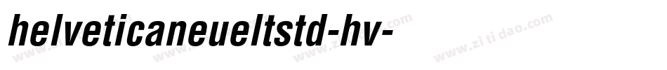 helveticaneueltstd-hv字体转换