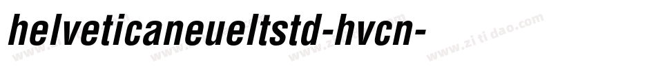 helveticaneueltstd-hvcn字体转换