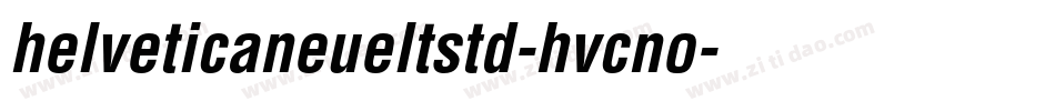 helveticaneueltstd-hvcno字体转换