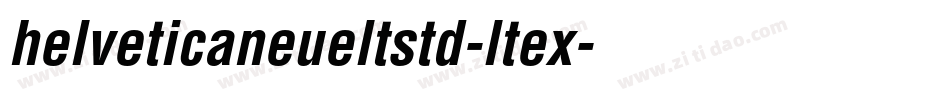 helveticaneueltstd-ltex字体转换