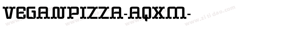 VeganPizza-AqXm字体转换