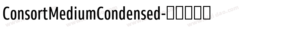 ConsortMediumCondensed字体转换