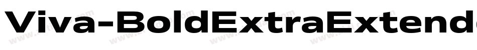 Viva-BoldExtraExtended字体转换