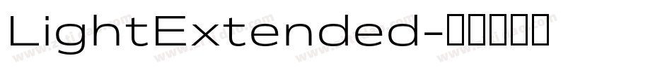 LightExtended字体转换