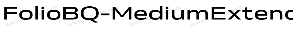 FolioBQ-MediumExtended字体转换