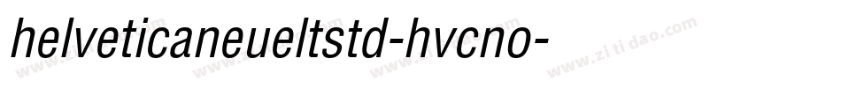 helveticaneueltstd-hvcno字体转换