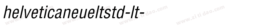 helveticaneueltstd-lt字体转换