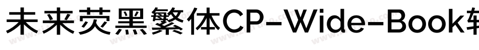 未来荧黑繁体CP-Wide-Book转换器字体转换