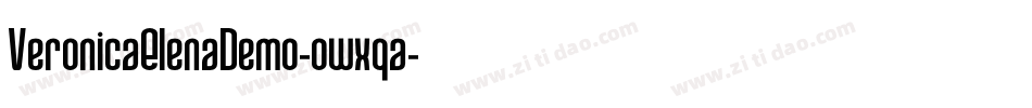 VeronicaElenaDemo-owxqa字体转换