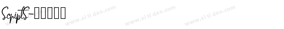 ScriptS字体转换