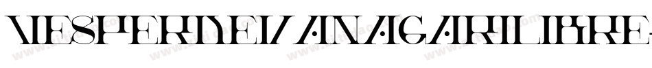 VesperDevanagariLibre-7KPR字体转换