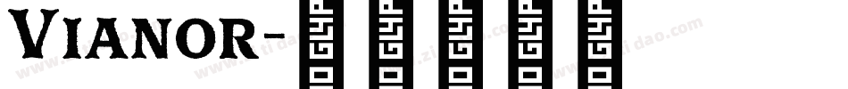 Vianor字体转换