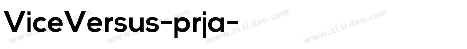 ViceVersus-prja字体转换