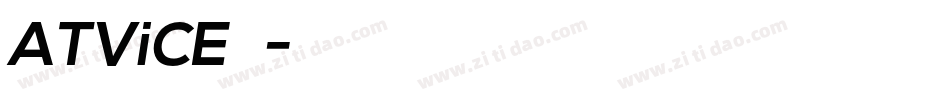 ATViCE转换器字体转换