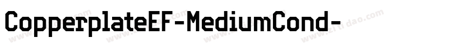 CopperplateEF-MediumCond字体转换