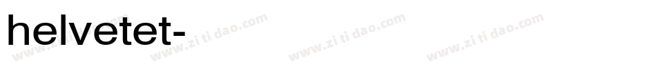 helvetet字体转换