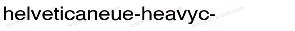 helveticaneue-heavyc字体转换