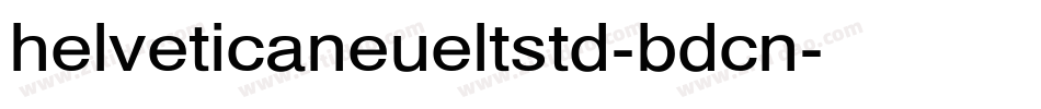 helveticaneueltstd-bdcn字体转换