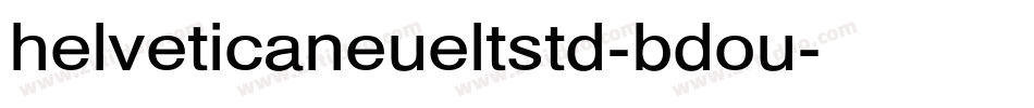 helveticaneueltstd-bdou字体转换