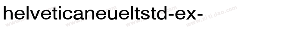 helveticaneueltstd-ex字体转换