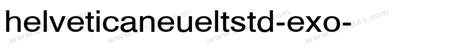 helveticaneueltstd-exo字体转换