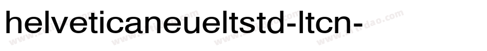 helveticaneueltstd-ltcn字体转换