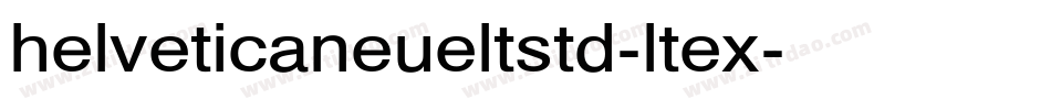 helveticaneueltstd-ltex字体转换